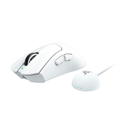 マウス・トラックボール Razer DeathAdder V4 Pro WHITEEDITION Razer DeathAdder V4 Pro Wireless Ergonomic Gaming Mouse