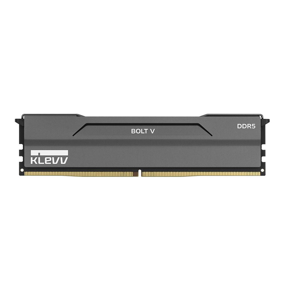 KLEVV BOLT V 32GB (2 x 16GB) DDR5-6000 PC5-48000 CL30 Dual Channel Desktop Memory Kit 5AGUA80-60A300H - Charcoal Gray